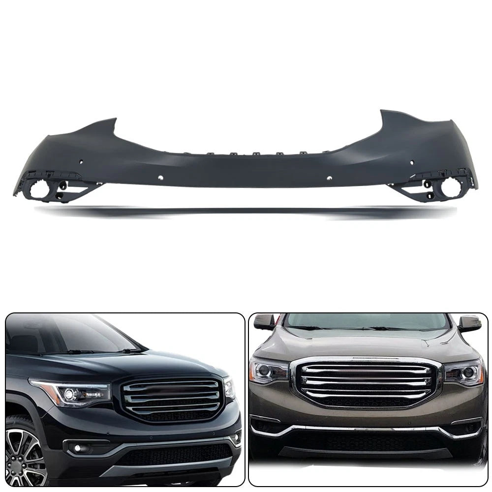 Front Upper Bumper Cover for GMC Acadia (2017–2019) Unpainted 101-01850
