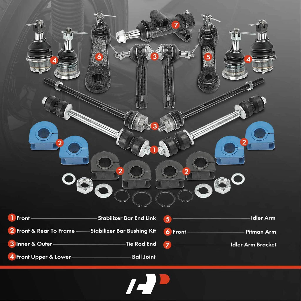 Set of 4 Control Arms for Chevy GMC
