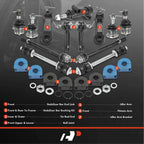 Set of 4 Control Arms for Chevy GMC