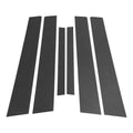 Set of 6 Door Pillar Window Trim for Nissan Altima (2007–2012) Carbon Fiber