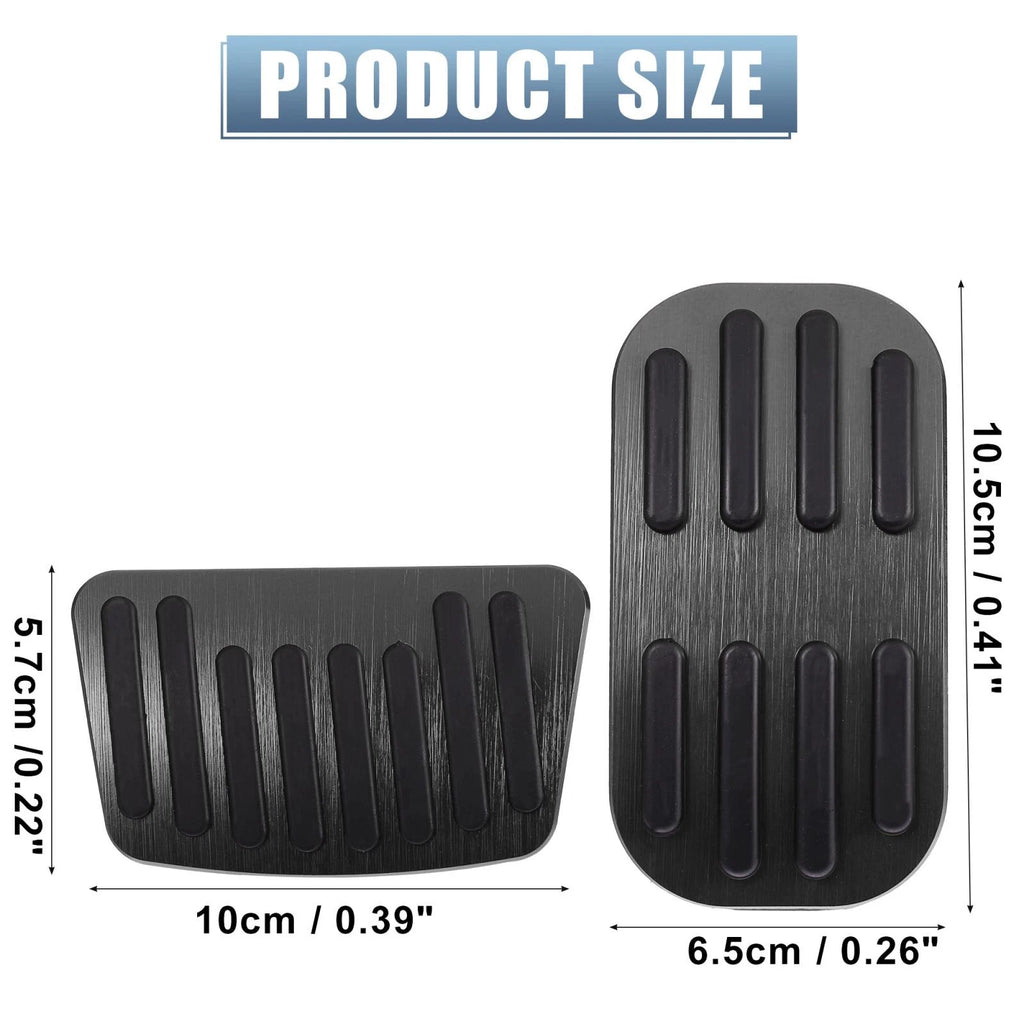 2pcs Gas Brake Pedal Pad Cover Anti Slip for Toyota C-HR (2016–2018) 745065758656