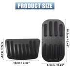 2pcs Gas Brake Pedal Pad Cover Anti Slip for Toyota C-HR (2016–2018) 745065758656