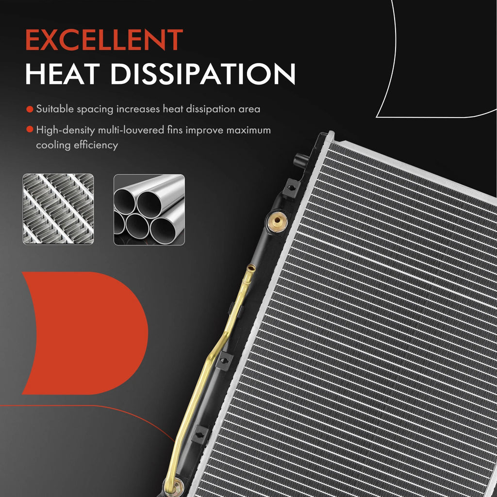 Radiator with Oil Cooler for Kia Sephia, Spectra (1998–2001)