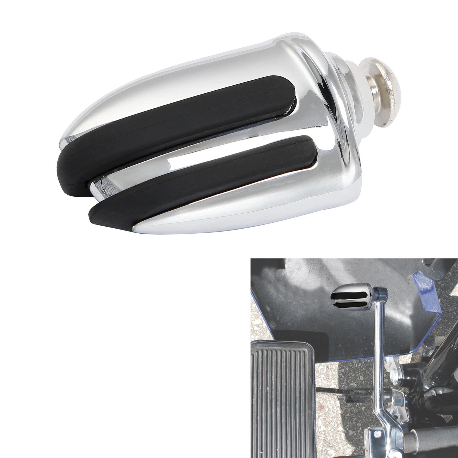 Aluminum Pilot Shifter Pegs for Harley Softail Dyna (1991–2006) Chrome