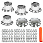 Chrome Hub Cover for Semi Truck (Fits Various Models)