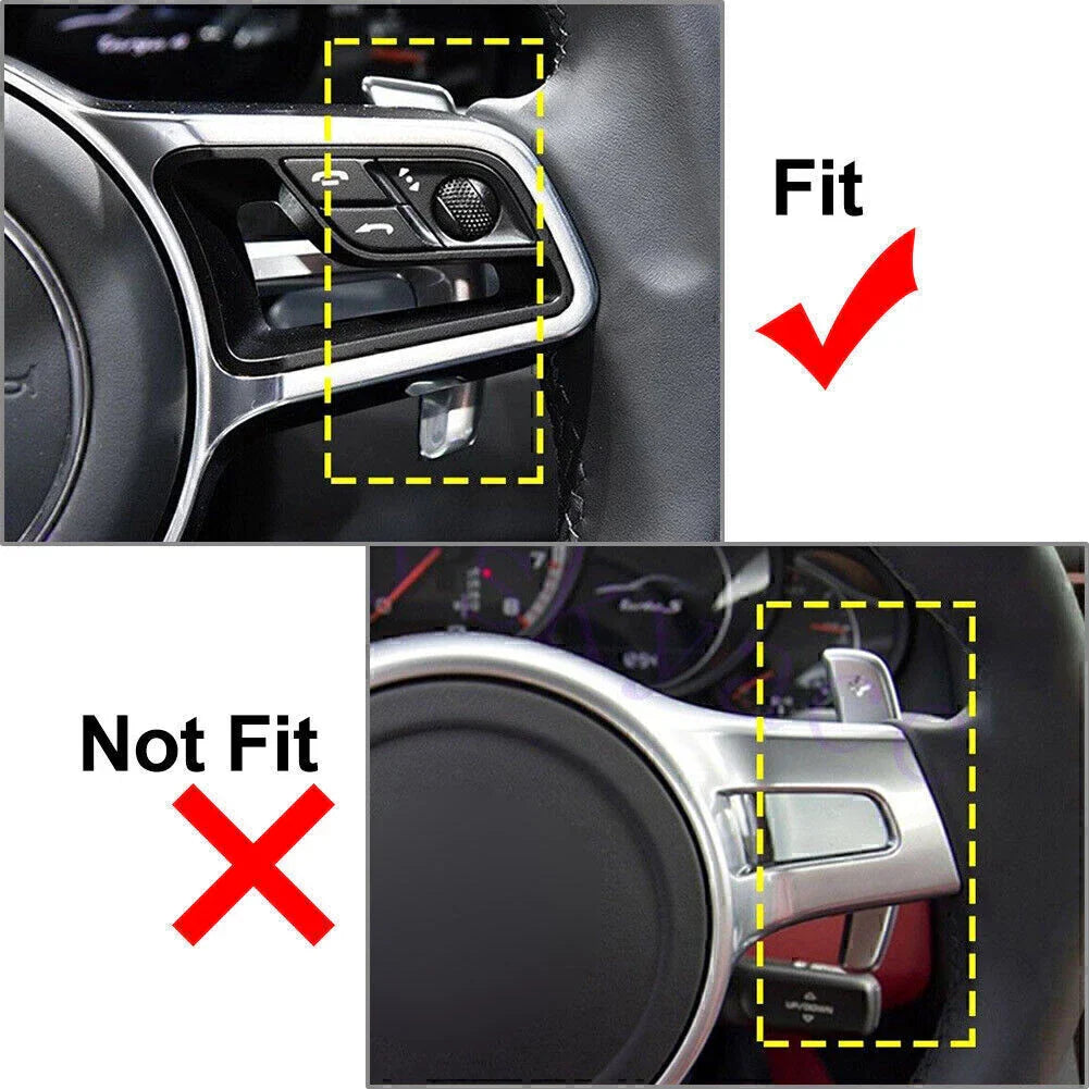 Steering Wheel Shift Paddle Extensions for Porsche Panamera, Macan (2010-2023)