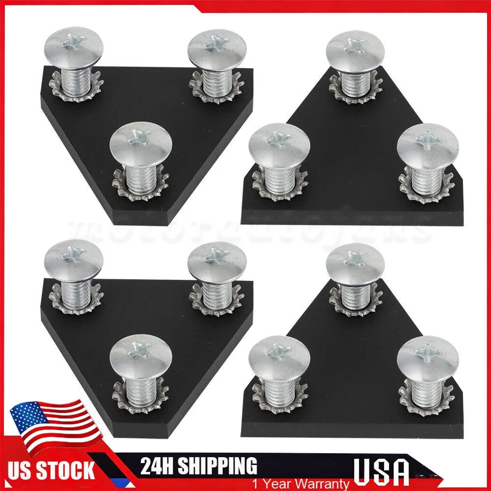 Door Hinge Nut Plate Backing Plates Kit for Ford F1 F2 F3 F4 (1948–1952)