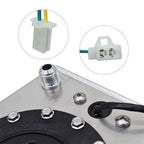 2.5 Gallon Aluminum Fuel Cell Tank for Racing Drift Vehicles