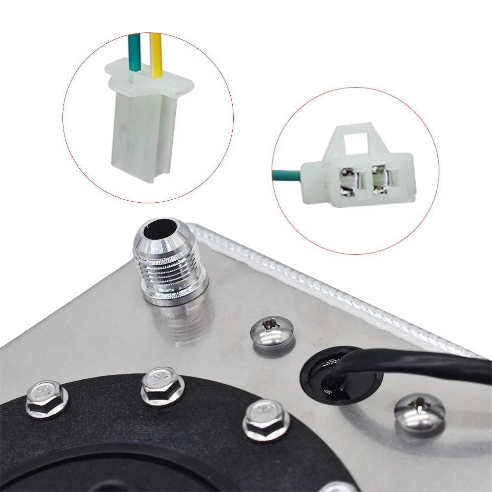 2.5 Gallon Aluminum Fuel Cell Tank for Racing Drift Vehicles