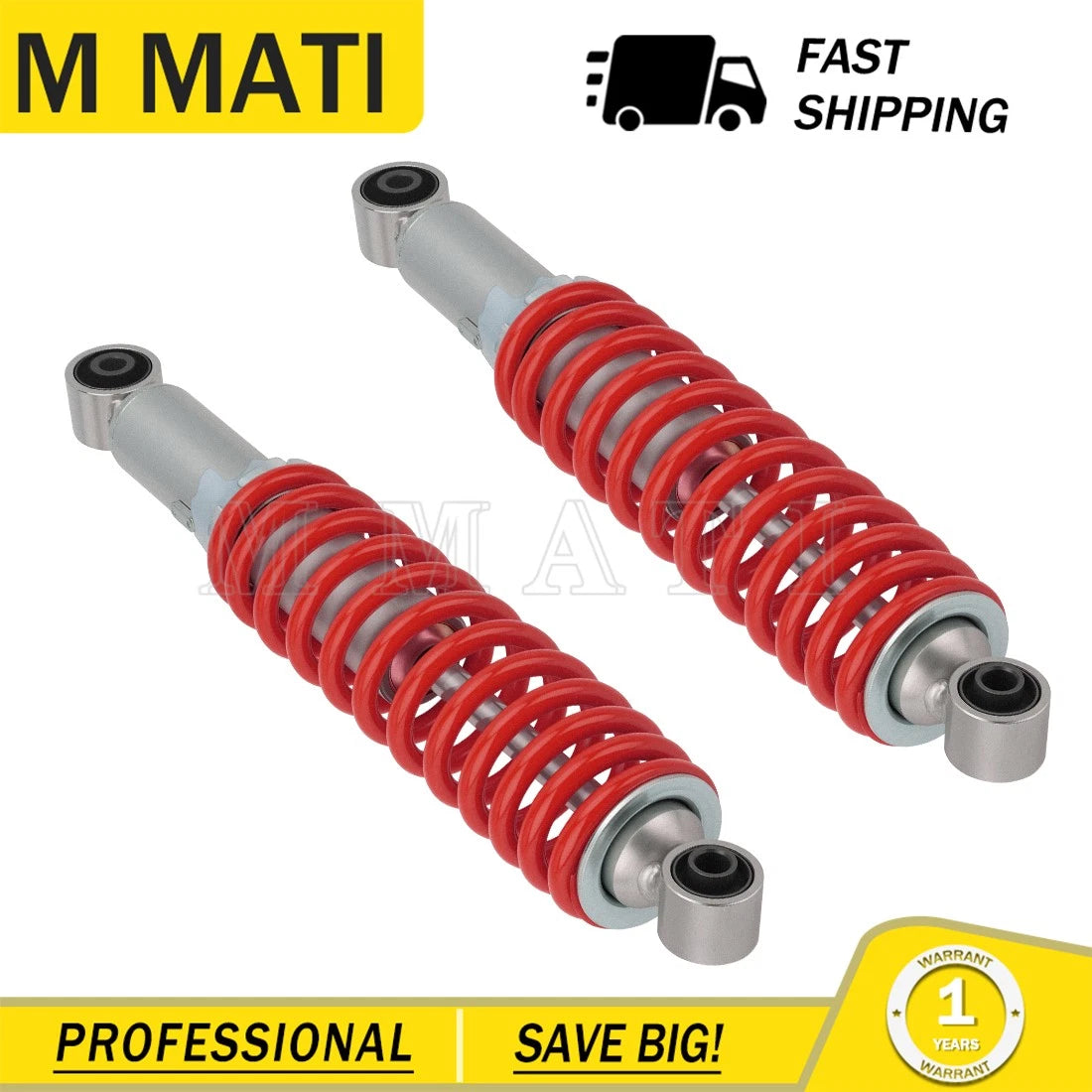 2X Front Shock Absorber for Yamaha Blaster 200 (1988–2006) J-23350-00-26