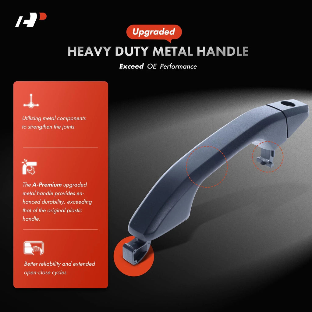 Pro Version All Metal Front Left Exterior Door Handle for Chevy