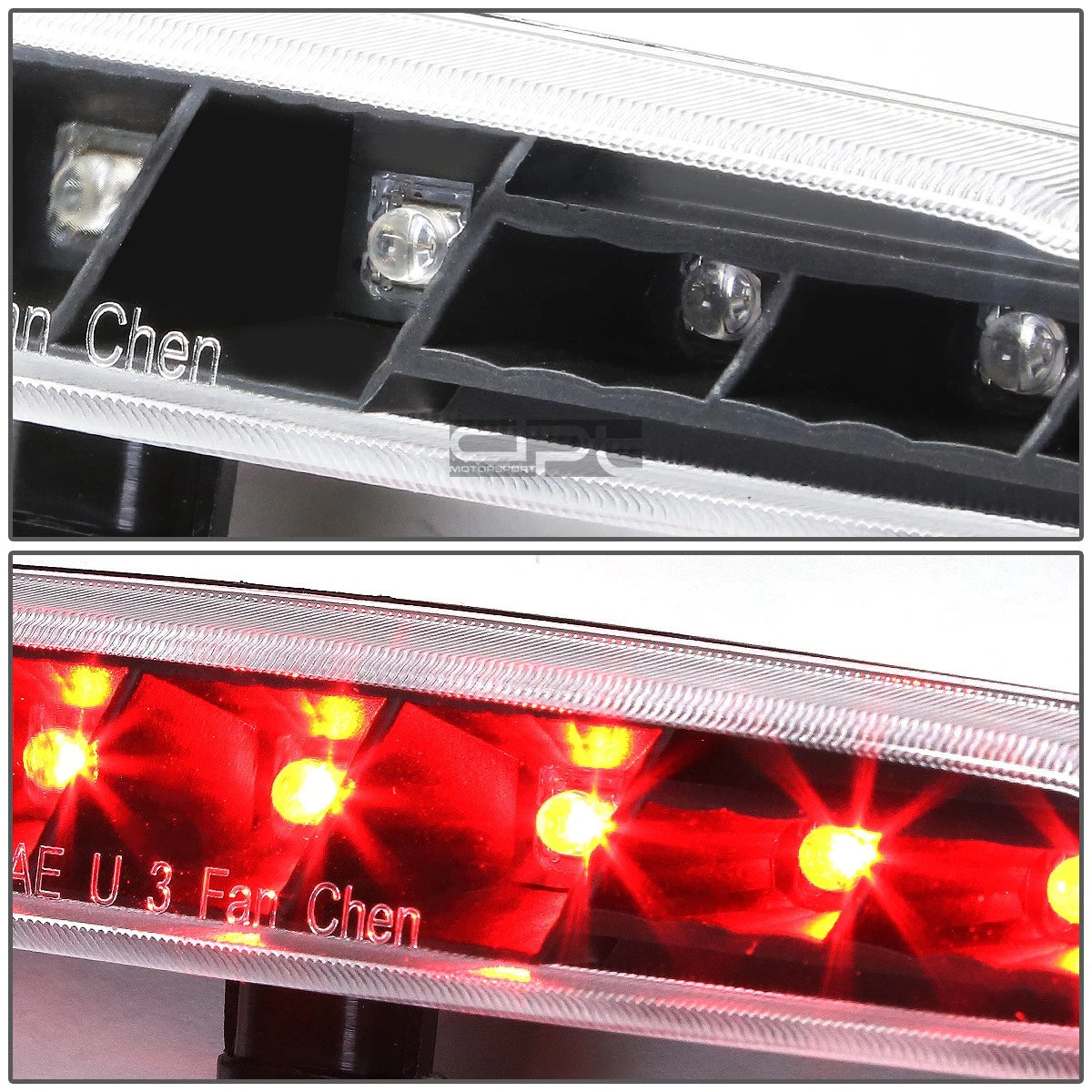 Full LED Third Tail Brake Light Lamp Bar for Chevy Corvette (1997–2004)