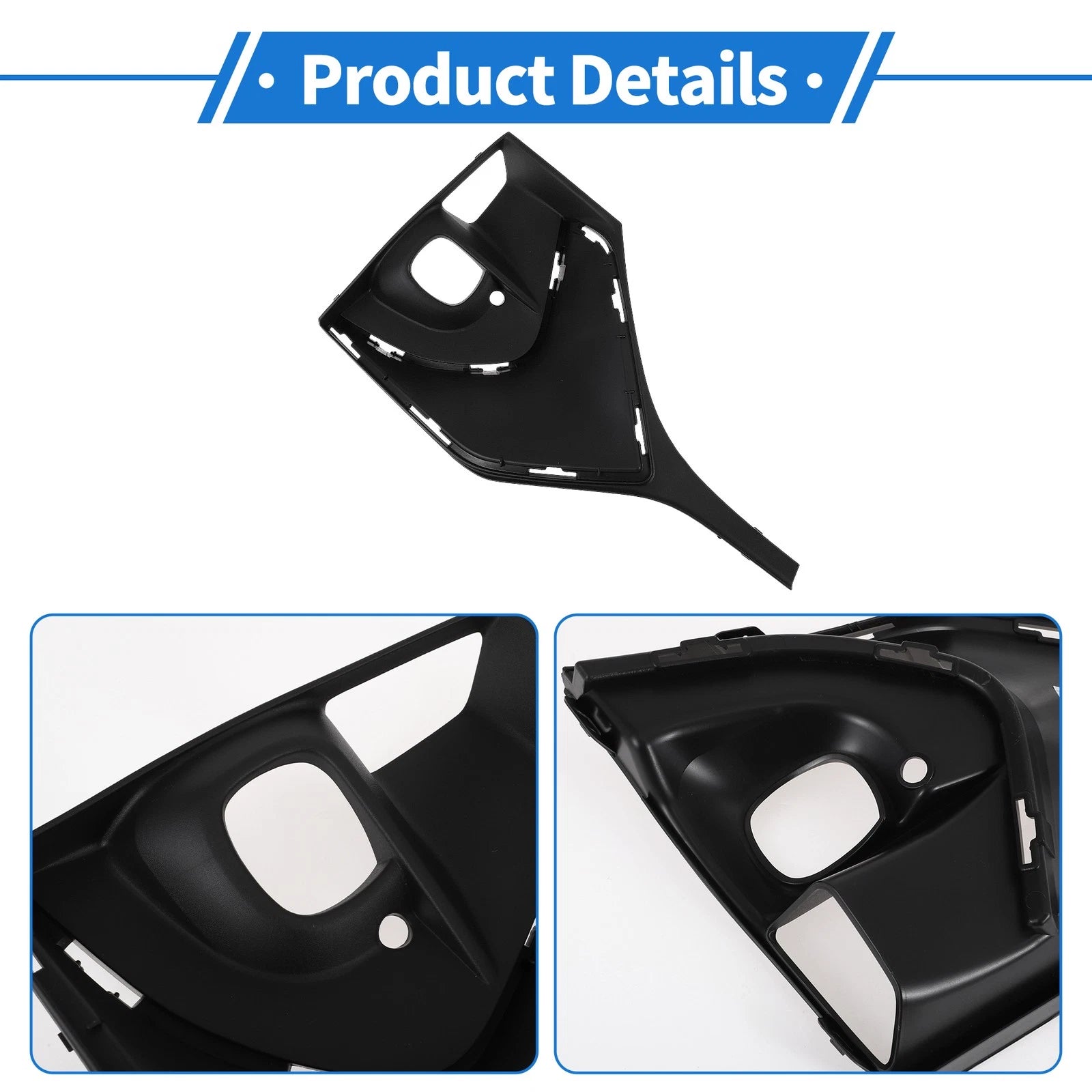 1 Pc Fog Light Grill for Buick Encore GX (2020–2023) No. 42740453 Black
