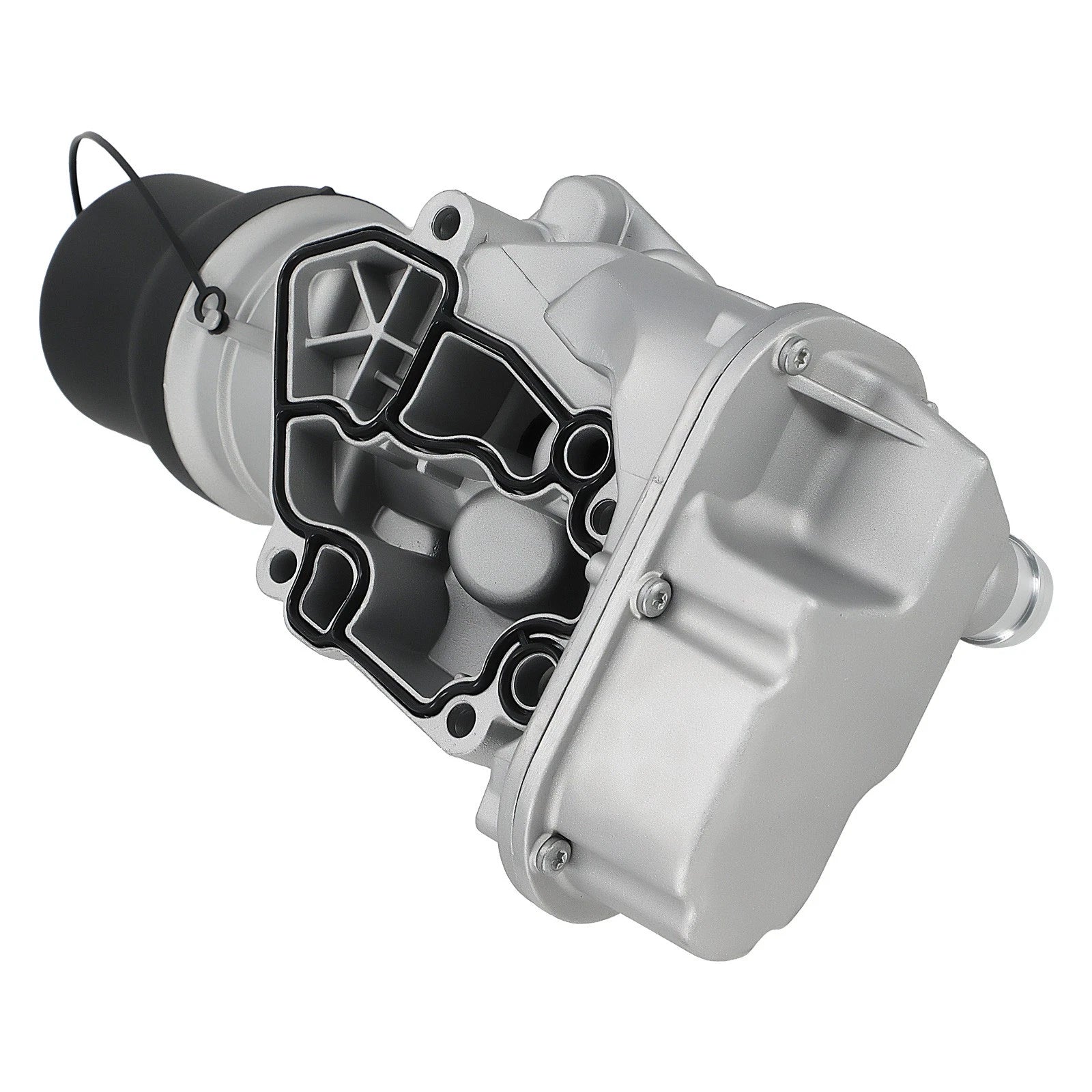 Oil Filter Housing for VW Jetta 2.0L (2006–2011) 06F115397F Aluminum Black
