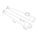 Chrome Dual Slip-On Mufflers for Harley Touring Models (2017–2023)