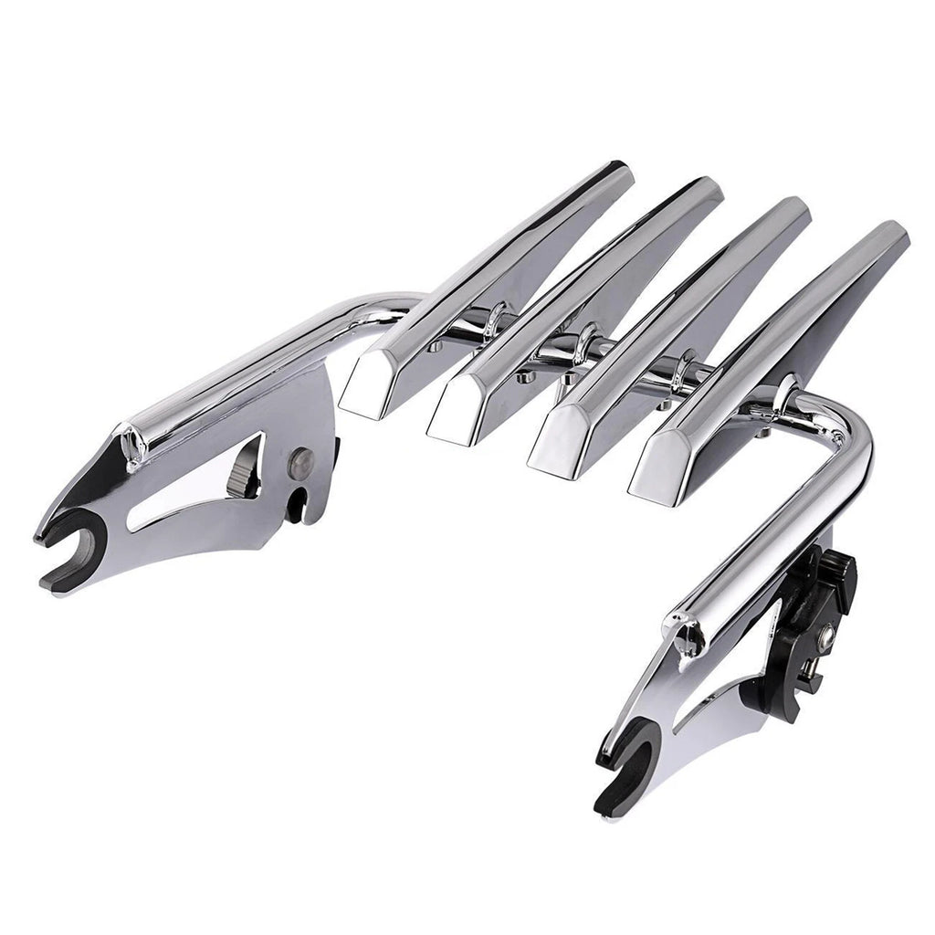 Chrome Enlarged Detachable Luggage Rack for Harley Touring FLHR FLTR (2009–Present)