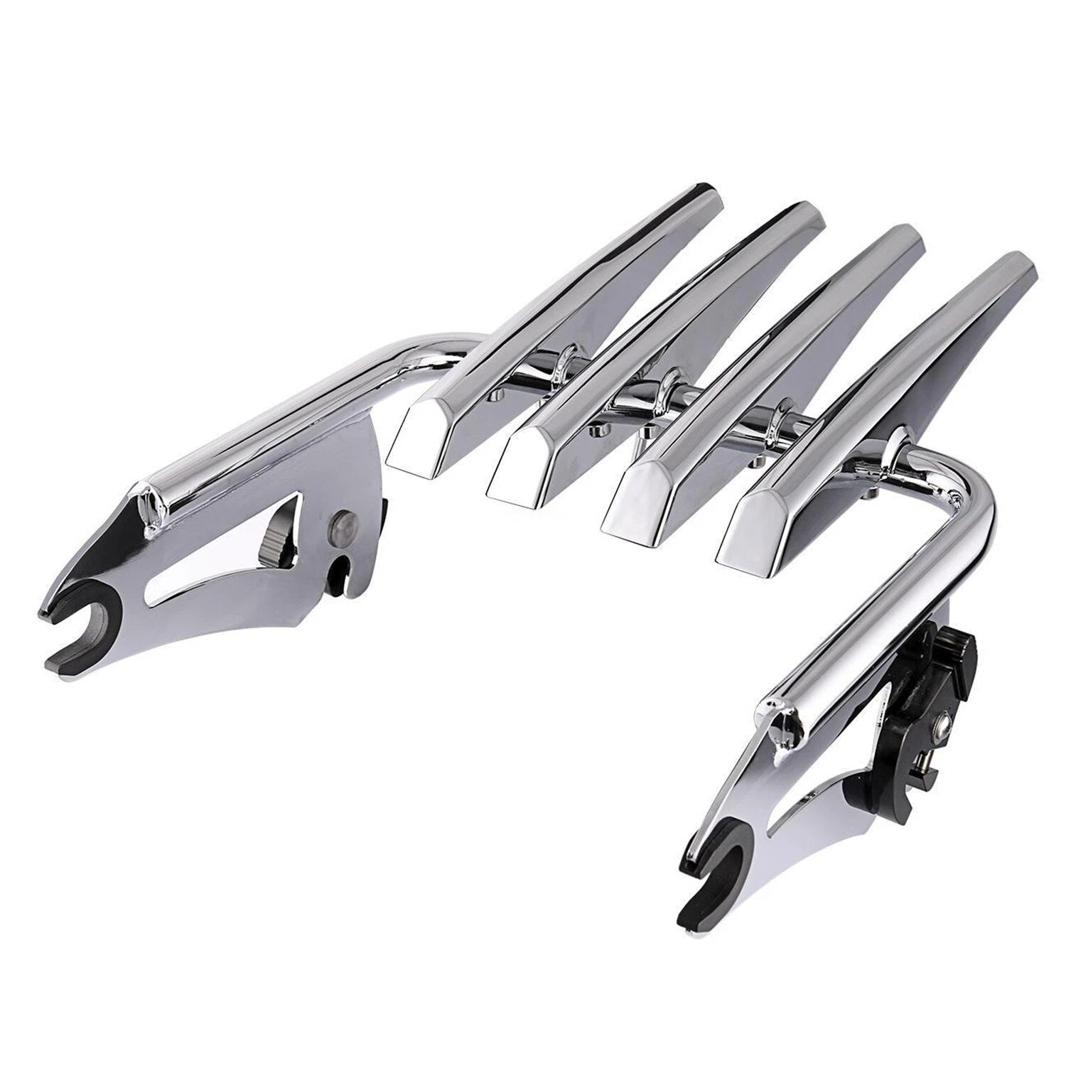 Chrome Enlarged Detachable Luggage Rack for Harley Touring FLHR FLTR (2009–Present)