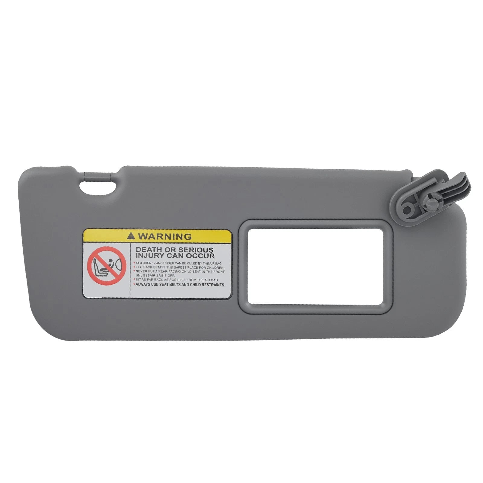 Gray Sun Visor for Hyundai Accent (2011–2015) 852201R000 Right Side Front