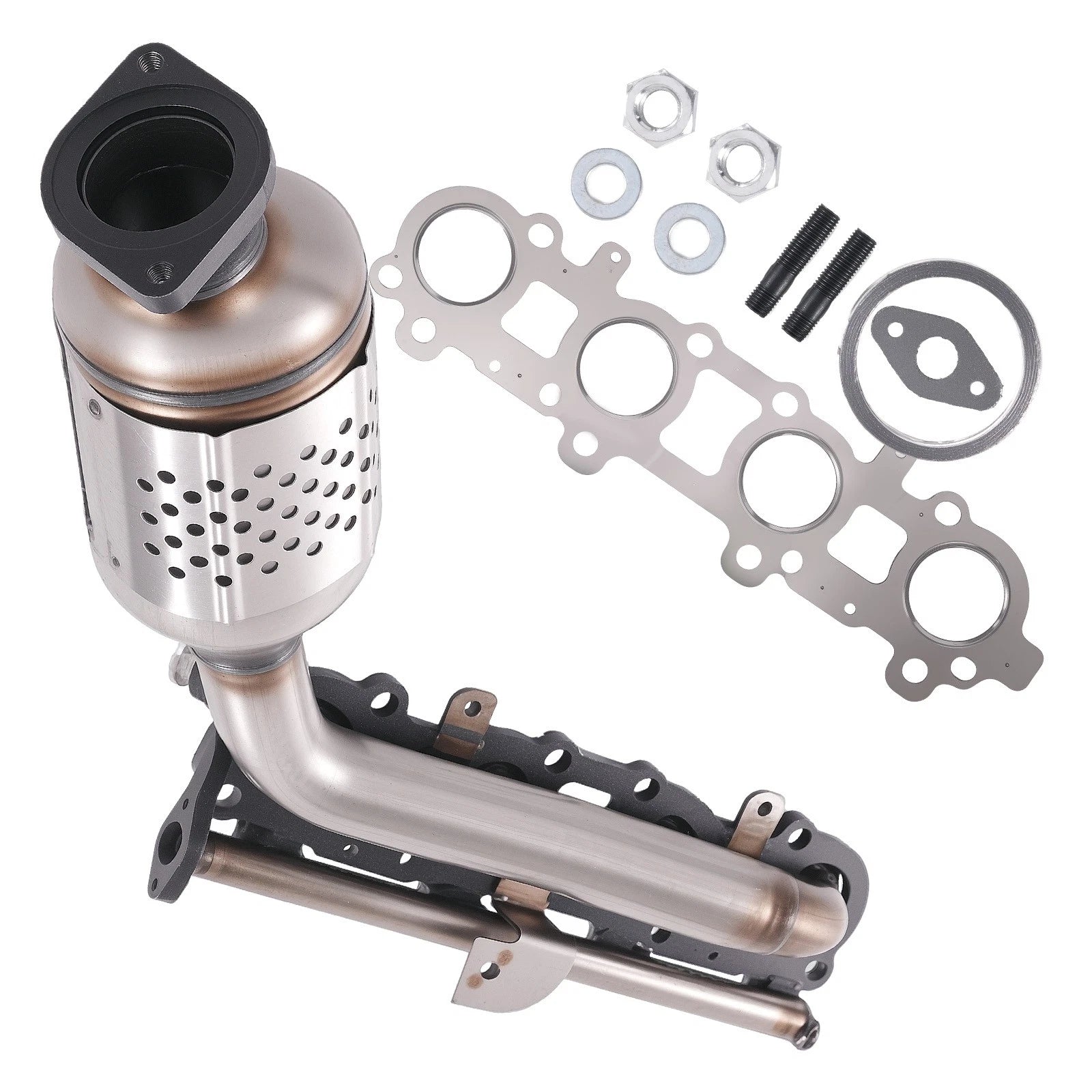 RH Catalytic Converter W/Gasket for Lexus GX470 (2005–2009) Stainless Steel