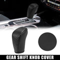 Faux Leather Carbon Fiber Gear Shift Knob Cover for Nissan Black Line 