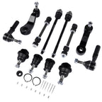12pc Front Ball Joint and Idler Arm Kit for Chevy Silverado 1500 2500 HD (2007-2018)