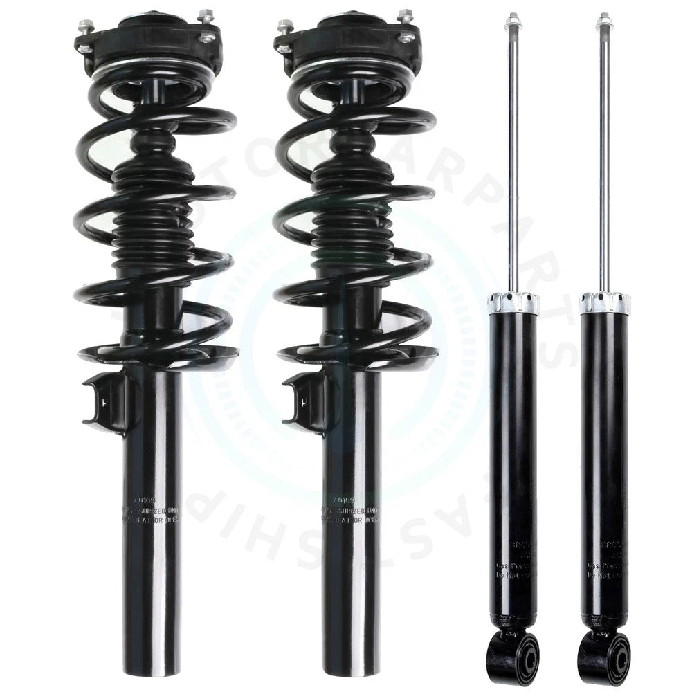 Set of 4 Complete Strut Assembly & Shock Absorbers for Volkswagen Passat Golf (2006–2009)