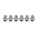 Set of 6 Titanium Torx Head Flange Screws M10x35mm for Motorcycle