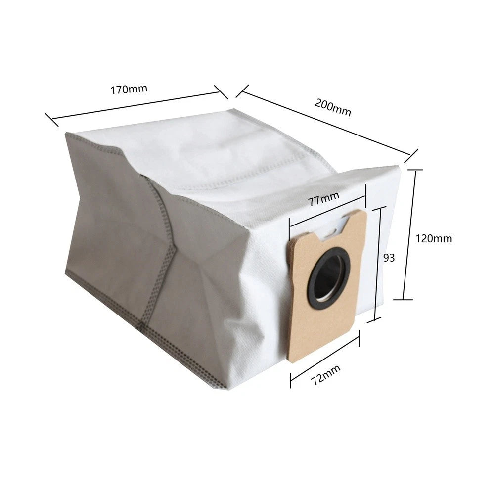Set of 4 Dust Bags, 4 HEPA Filters, 4 Side Brushes for Eufy Omni C20