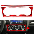 Red Carbon Fiber Air Conditioner Switch Knob Cover for Subaru WRX (2015-2021)