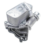 Engine Oil Cooler Filter Housing Assembly with Gasket for BMW 528i (2012-2016)