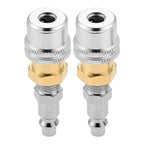 Tire Inflation Connector for Vehicle Maintenance Tool (Solid Brass)