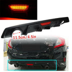Rear Lower Bumper Diffuser with LED 3rd Brake Light for Honda Civic (2016–2021)