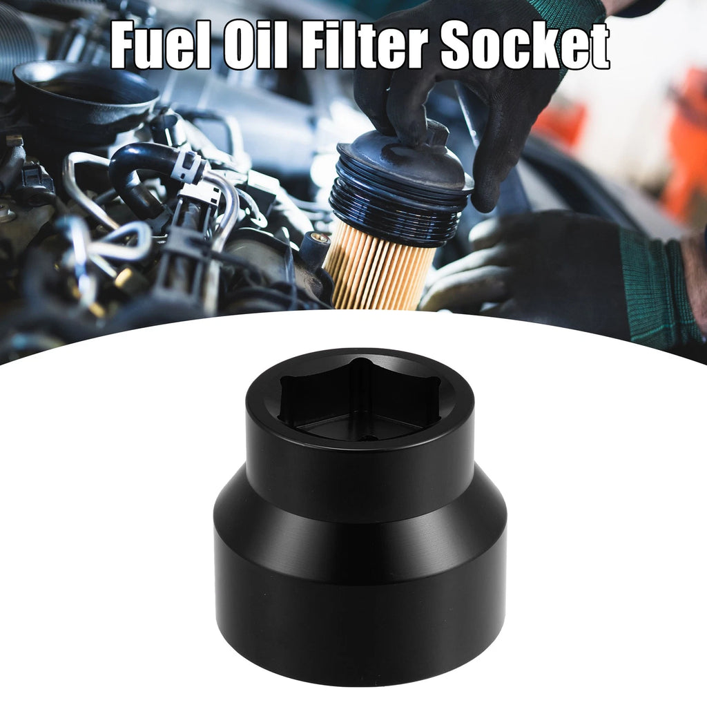 Fuel Oil Filter Cap Socket Removal Tool for Ford 6.0L/6.4L (2003–2010)