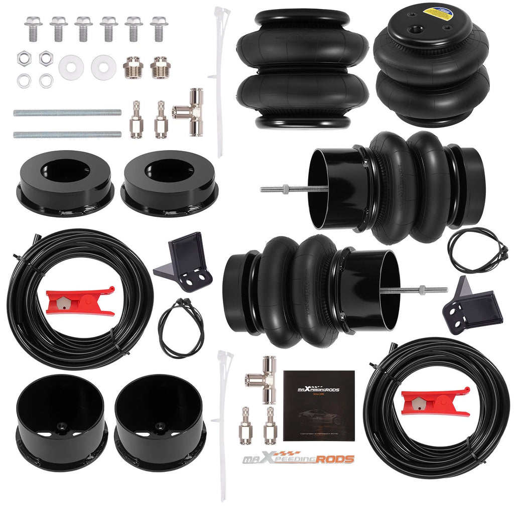 Set of 2 Air Ride Suspension Bags with Mounting Brackets for Chevy Caprice (1971–1996)