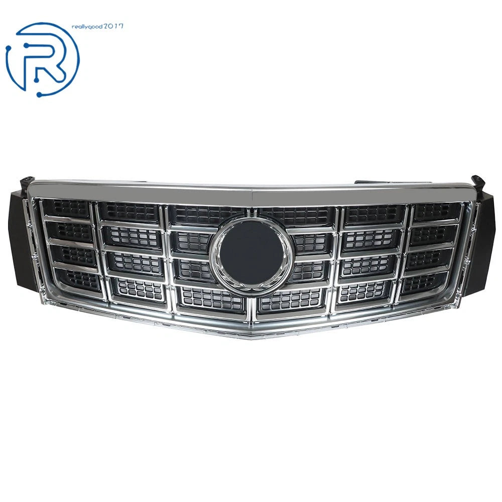Front Bumper Upper Grill for Cadillac XTS (2013–2015) Chrome & Black