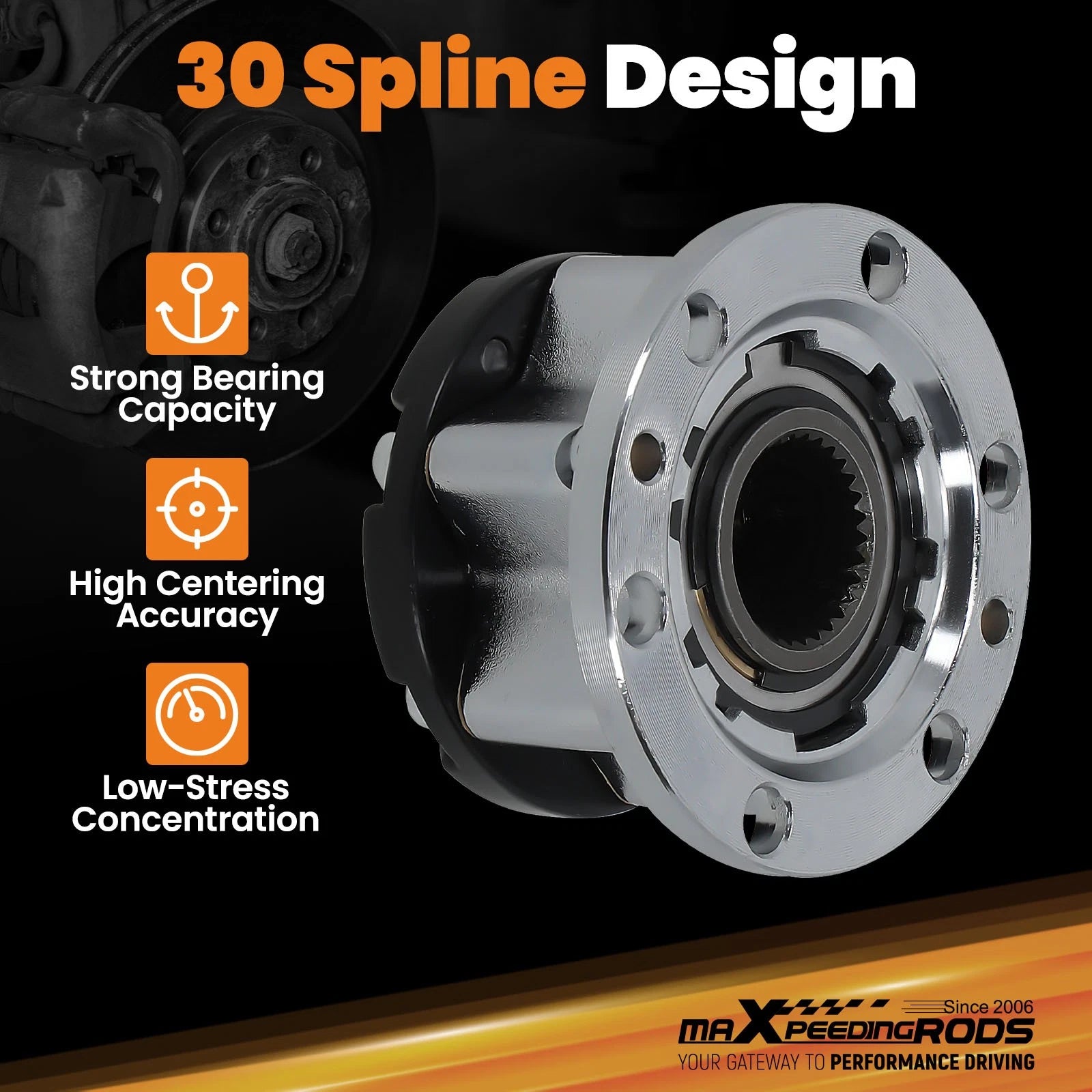Set of 1 Free Wheel Hub for Toyota Land Cruiser FJ40 BJ60 HJ47 (1970–1984)