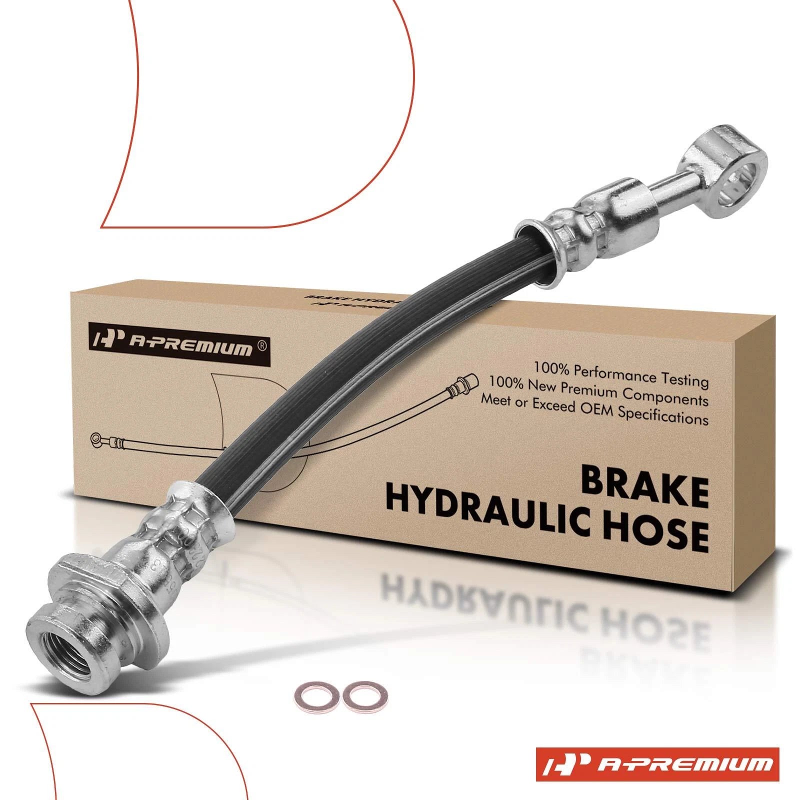 Rear Left Outer Brake Hydraulic Hose for Nissan Sentra (2007–2012)