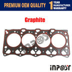 4LE1 Cylinder Head Gasket for Isuzu EX55 ZX55UR ZX55 (Excavator)
