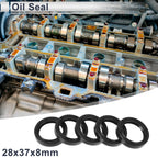 Set of 5 Oil Seal Rotary Shaft Seal TC Ring Nitrile Rubber 28x37x8mm