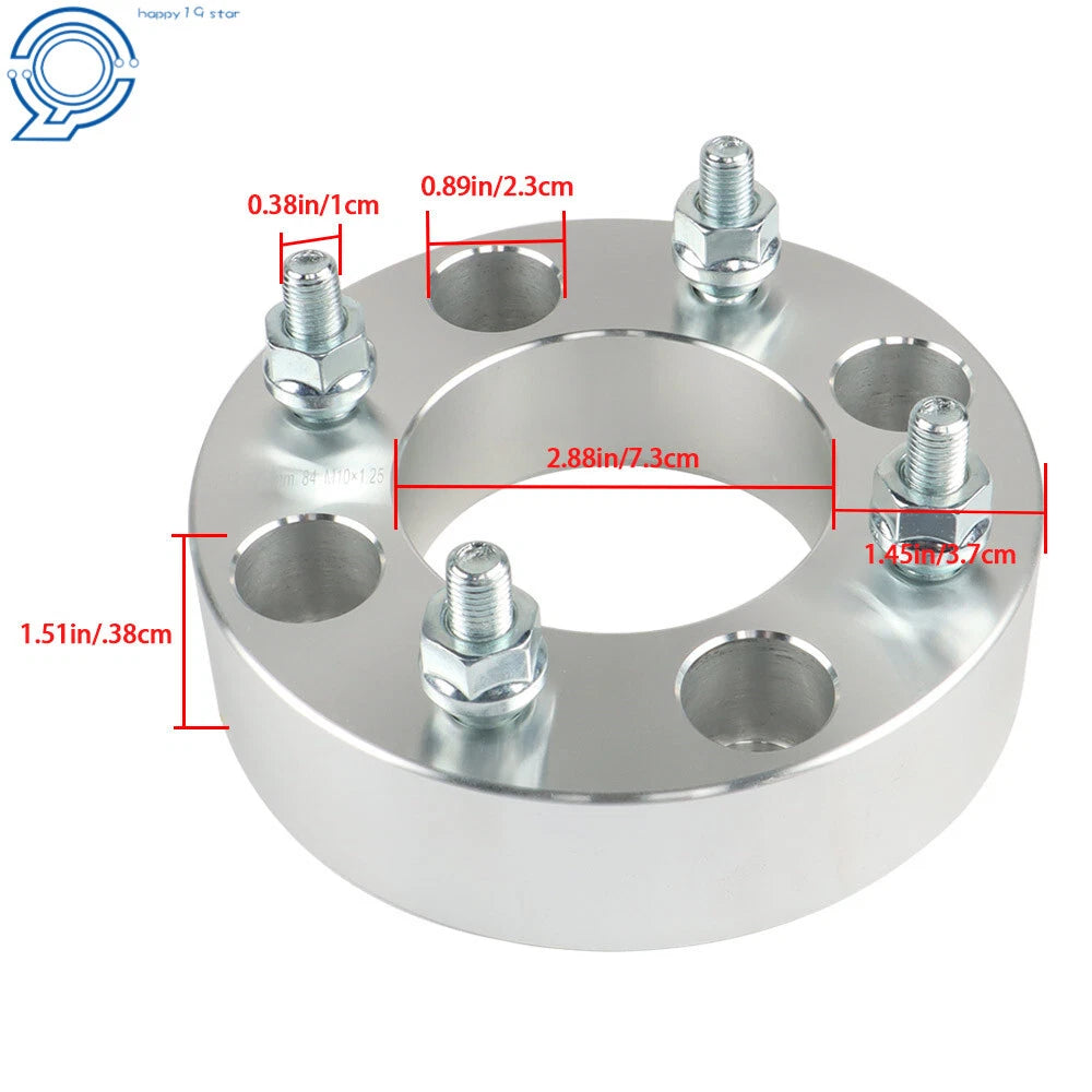 2X 1.5'' Wheel Spacers for Yamaha ATV