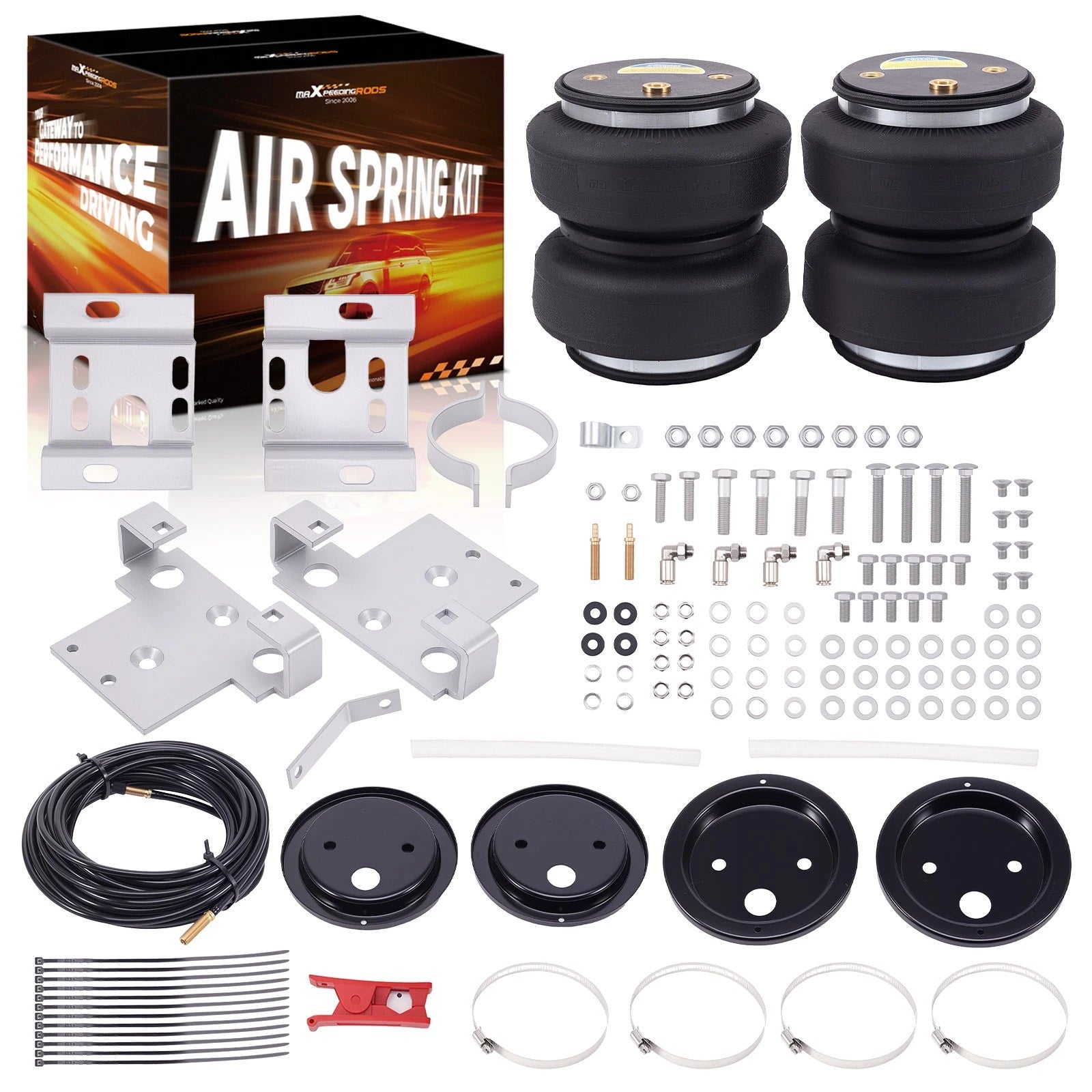 Rear Air Suspension Spring Bag Kit for Chevy Silverado 3500 (2001-2010)