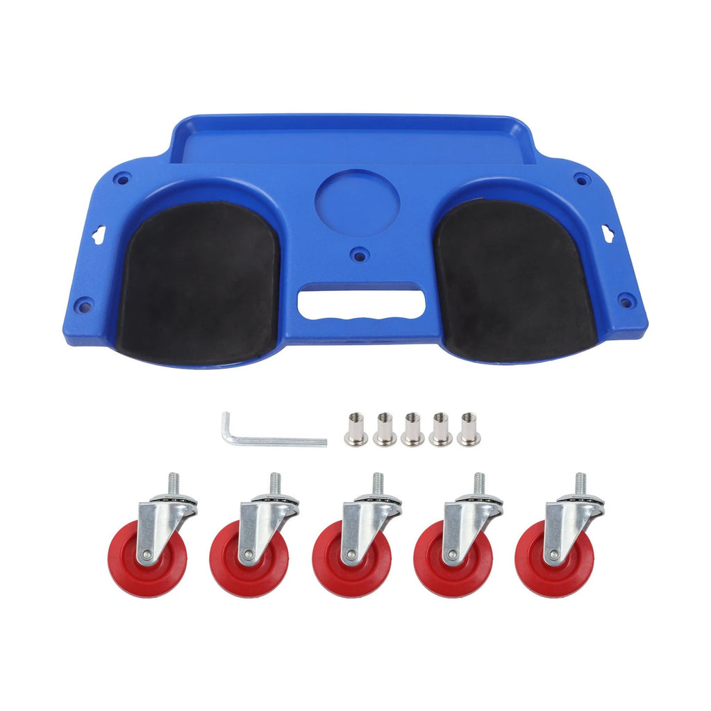 Rolling Knee Creeper Pads with Tool Tray Holder & 5 Swivel Wheels
