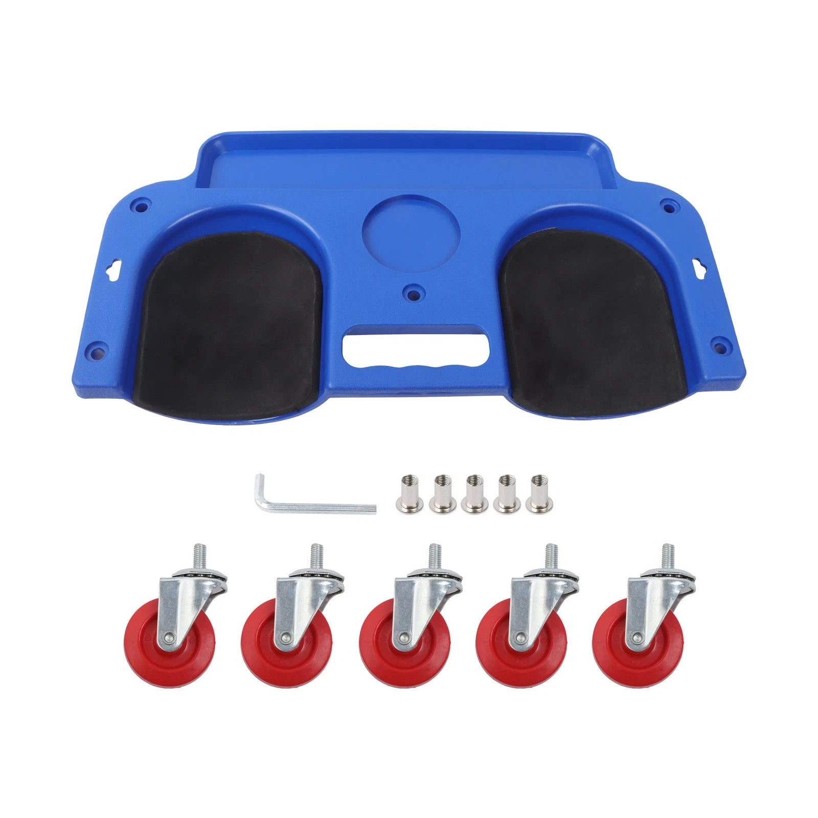 Rolling Knee Creeper Pads with Tool Tray Holder & 5 Swivel Wheels