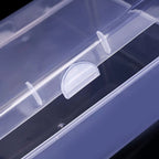 Storage Box for Cosmetics Puff Case Replacement Tool (Transparent)