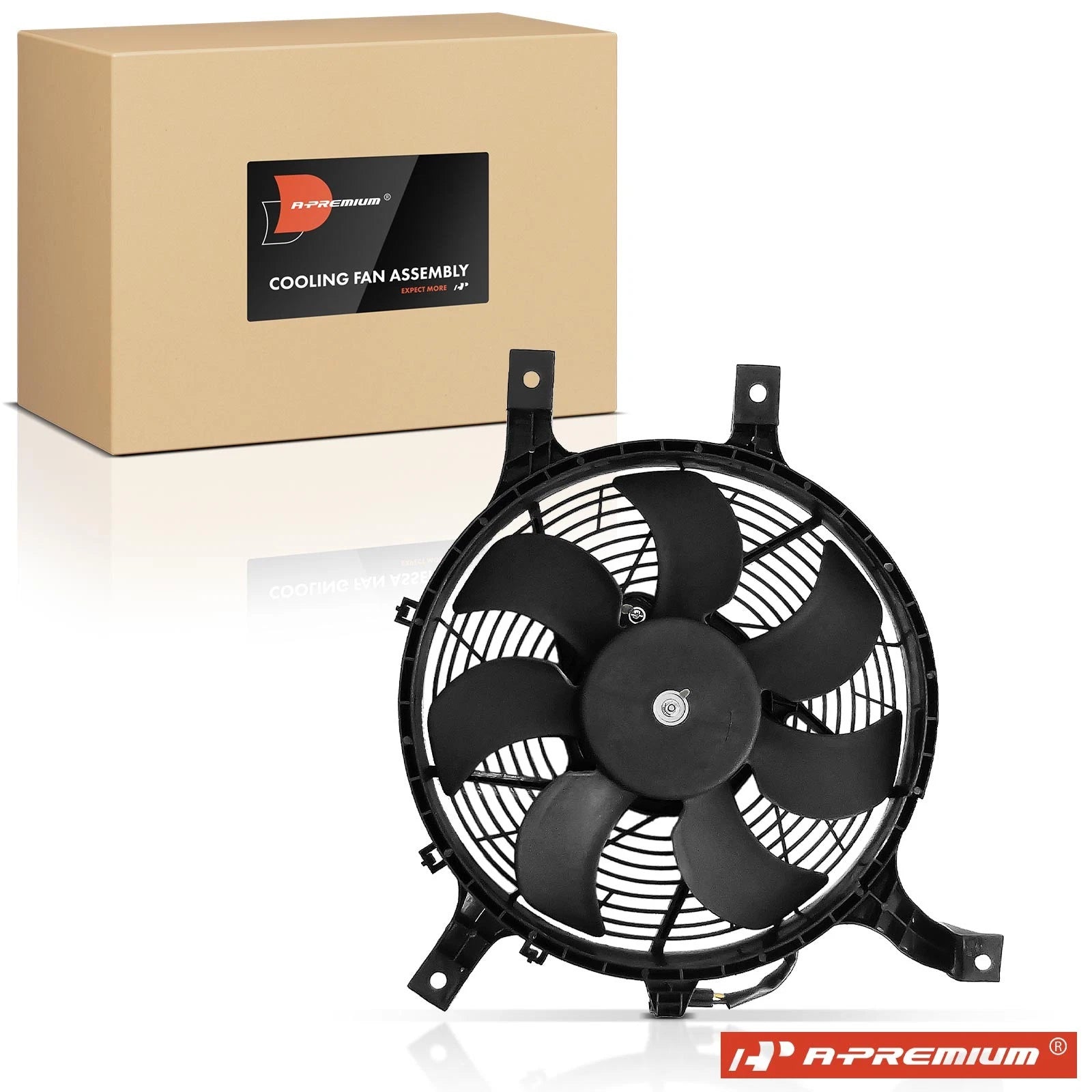 Cooling Fan Assembly with Shroud for Nissan Frontier Xterra (2001–2004)