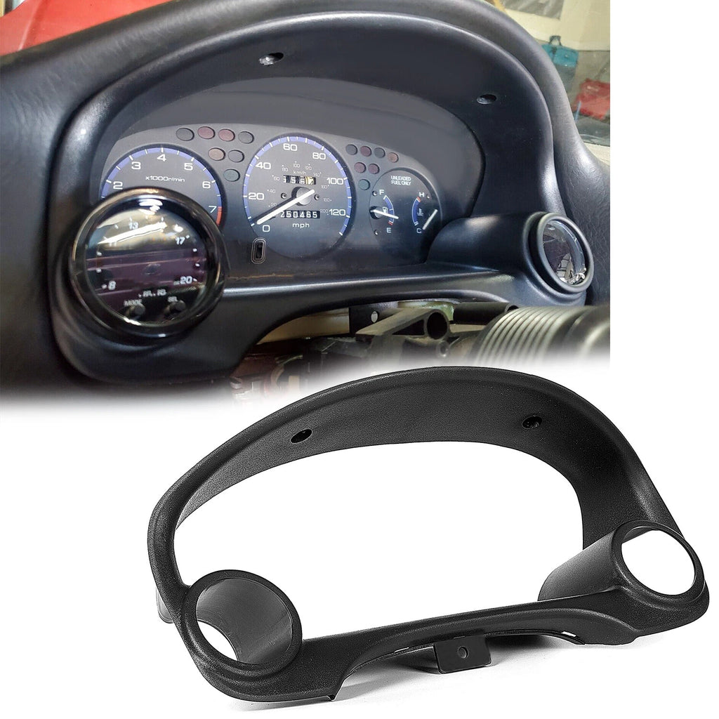 Dual Gauge Cluster Pod Bezel 52mm for Honda Civic (1996–2000)