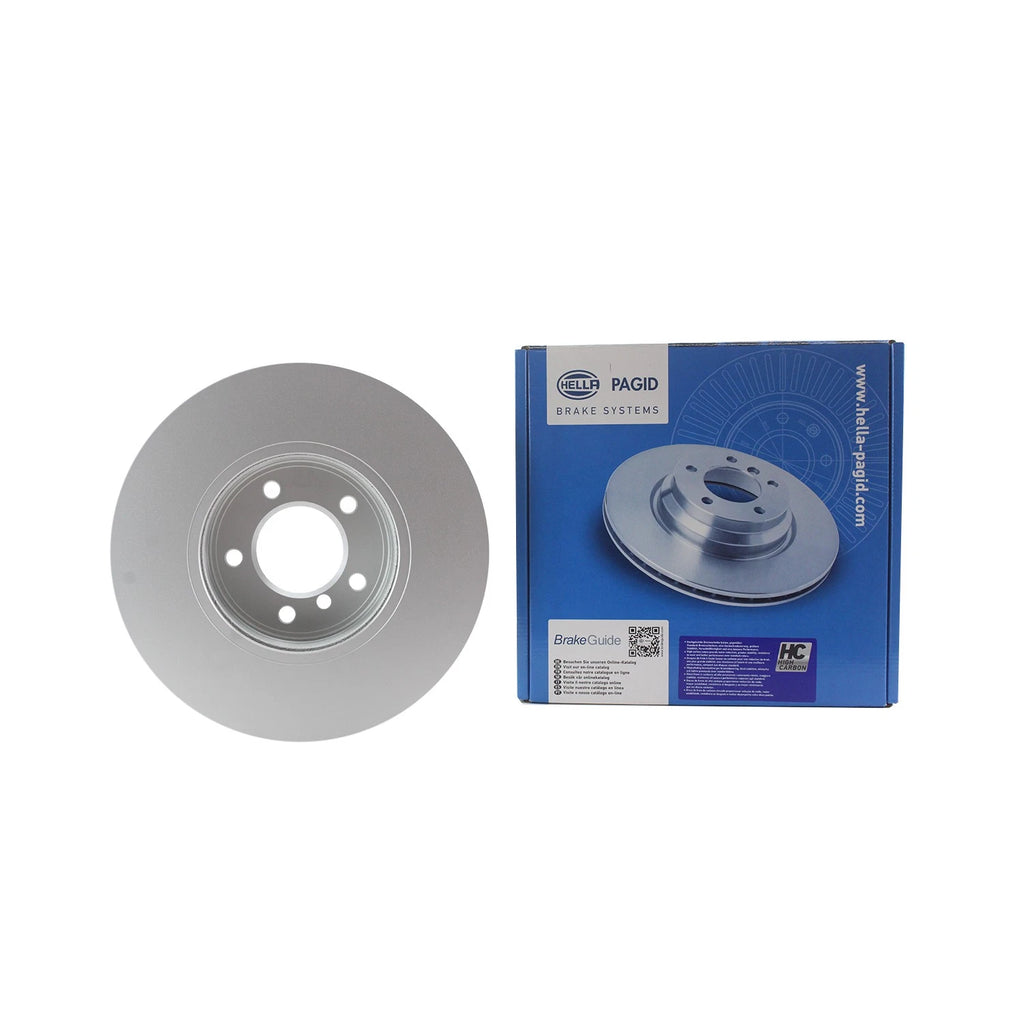 Hella Pagid 324mm Front Coated Disc Brake Rotor for BMW E60 (2007–2010)