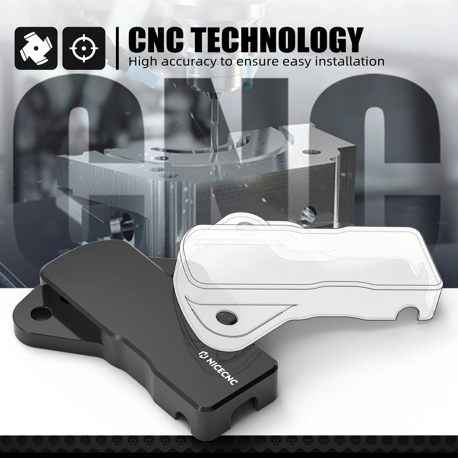 Billet TPS Sensor Guard Cover for Husqvarna TE250i TE300i (2018–2023)