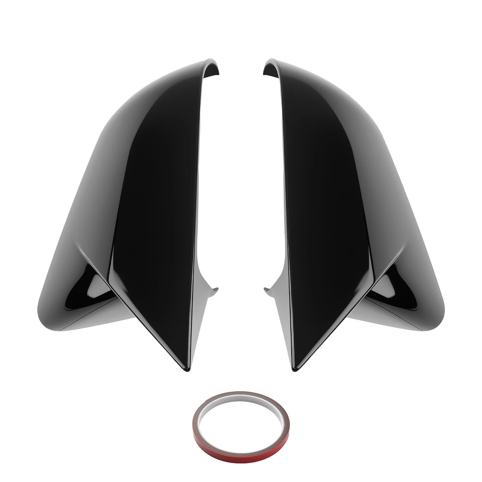 Exterior Mirror Housing for Ford Mustang (2015–2023) FR3B-17683 FR3Z-17682 ABS Black