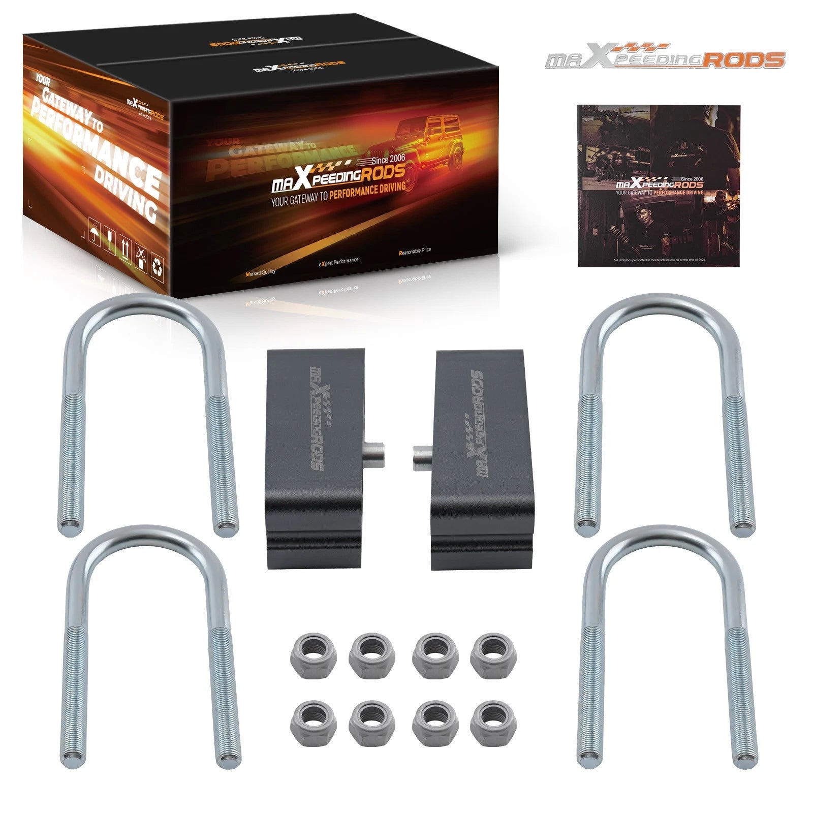 4" Aluminum Rear Lowering Block for Blazer Jimmy S-10 Sonoma (1982–2004)